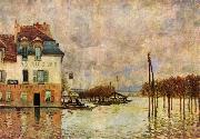 Alfred Sisley uberschwemmung von Port-Marly oil painting reproduction